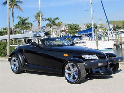 2000 Plymouth Prowler -- 2000 Plymouth Prowler  6,684 Miles Black Convertible V6 Cylinder Engine 3.5L/215