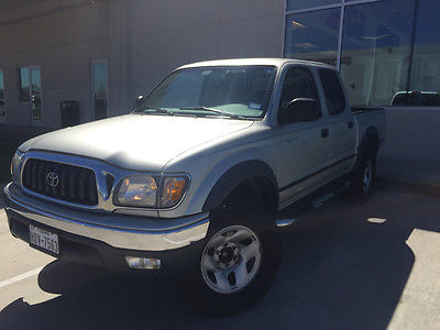 2002 Toyota Tacoma Pre Runner Crew Cab Pickup 4-Door 2002 Toyota Tacoma DoubleCab PreRunner 4x2 Silver Oak Cloth Automatic 1owner