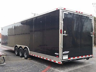 2017 34' Custom Enclosed V Nose Trailer Car Motorcycle Race Car Hauler - $12500