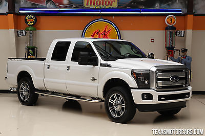 2015 Ford F-250 Platinum 4x4 2015 White Platinum 4x4!