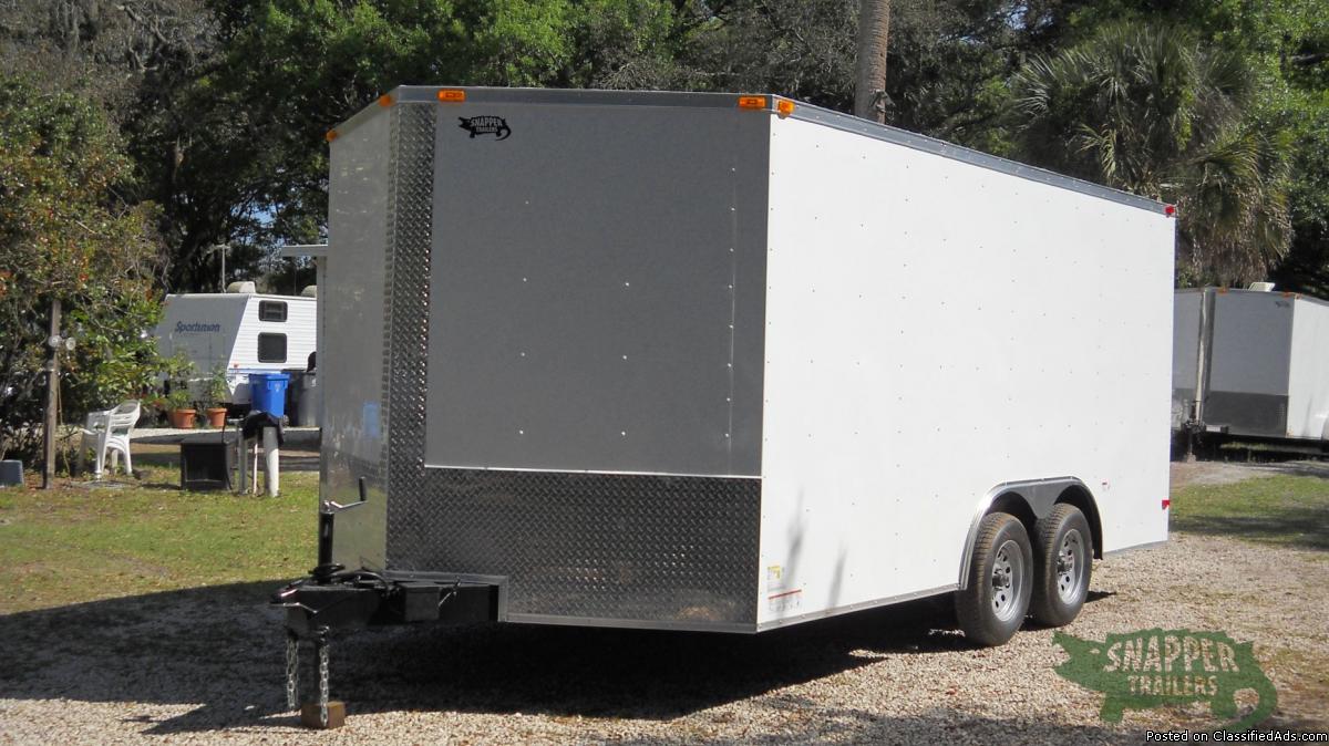 Enclosed Cargo for sale! NEW 3 ft. RV Side Door White EXT. 8.5 footx16 w/ D...