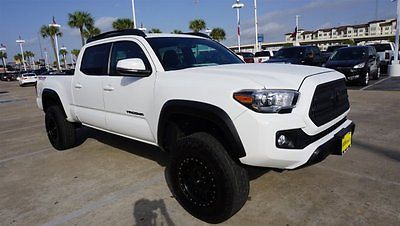 2016 Toyota Tacoma TRD 2016 Toyota Tacoma TRD 12,250 Miles White Crew Cab Pickup Regular Unleaded V-6 3