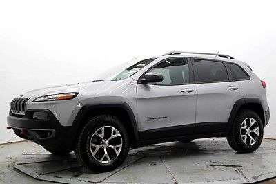 2014 Jeep Cherokee Trailhawk 4WD TrailHawk 4X4 Leather Htd Seats Sat Radio Bluetooth 14K Must See and Drive Save
