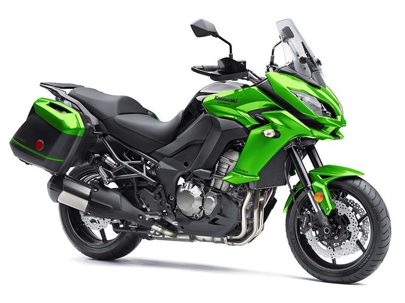 2016 Kawasaki Versys 1000 LT Candy Lime Green / Metallic Black
