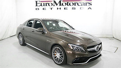 2015 Mercedes-Benz C-Class 4dr Sedan AMG C63 S RWD mercedes benz amg c63s c63 c 63 s 15 16 pano navi dakota dolomite carbon ceramic