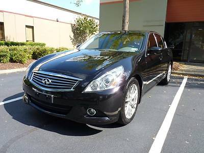 2012 Infiniti G37 4dr Journey RWD 2012 Infiniti G37 Journey Luxury Sedan 4dr Malbec Black Metallic