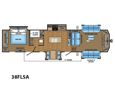 2017 Jayco Pinnacle 38FLSA