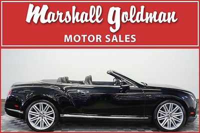 2014 Bentley Continental Flying Spur GTC Speed Convertible 2-Door 2014 Bentley Continental GTC Speed Beluga Beluga diamond quilted 15,700 miles