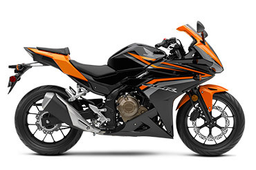 2017 Honda Cbr500r Orange Black