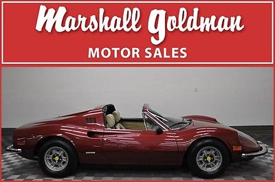 1973 Ferrari Other  1973 FERRARI DINO 246GTS ROSSO RUBINO TAN LEATHER DAYTONAS AC PW  16,200 MILES