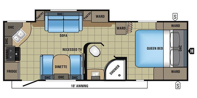 2014 Jayco White Hawk 24rks rvs for sale in Little Rock, Arkansas