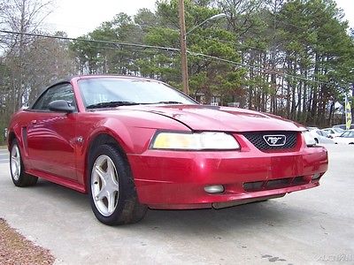 2000 Ford Mustang GT 5-SPEED 109K LEATHER CONVERTIBLE LOCKED ENGINE CLEAN ADULT OWNED LOADED 4.6L BUY IT NOW AUCTION YOUR CHANCE AT DEAL ON HOT ROD