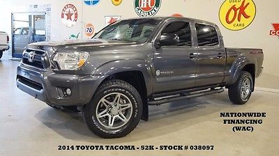 2014 Toyota Tacoma Pre Runner Crew Cab Pickup 4-Door 14 TACOMA DOUBLE CAB PRERUNNER SR5 TX ED. 4X2,BACK-UP CAM,CLOTH,52K,WE FINANCE!!