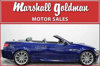 2010 BMW M3 Base Convertible 2-Door 2010 BMW M3 Convertible Interlagos Blue with Palladium SMG only 31400 miles