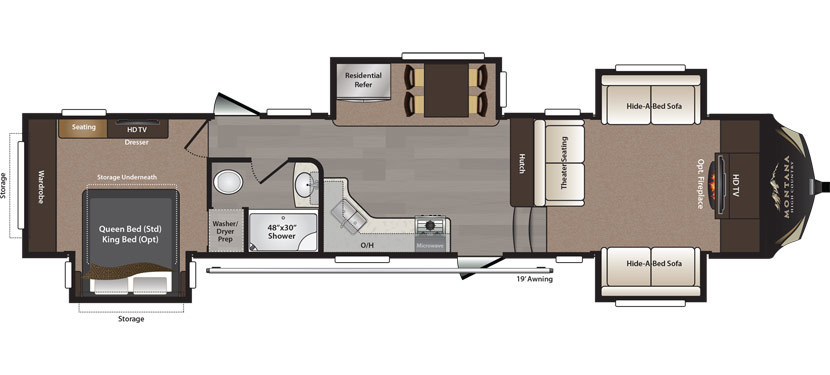 2016 Keystone Montana High Country 375FL