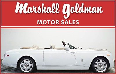 2014 Rolls-Royce Phantom Drophead Coupe Convertible 2-Door 2014 Rolls Royce Drophead Coupe Artic White with Seashell over Black 4800 miles