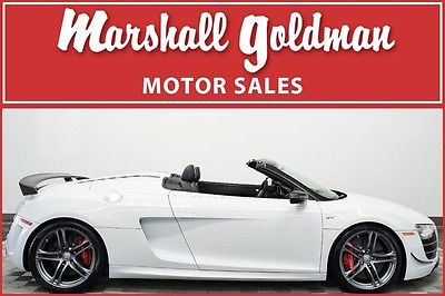 2012 Audi R8 GT Spyder Convertible 2-Door 2012 Audi R8 GT Spyder Glacier White with Black R tronic only 7700 miles