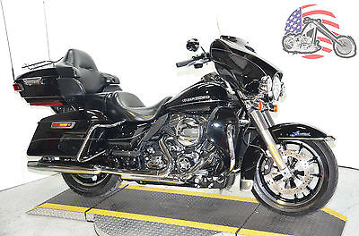 2015 Harley-Davidson Touring  2015 Vivid Black Harley Davidson Electra Glide Ultra Classic Limited FLHTK 17k