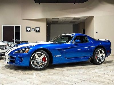 2010 Dodge Viper SRT-10 Coupe 2-Door 2010 Dodge Viper SRT-10 Coupe Dual White Painted Stripes Only 2K Miles WOW