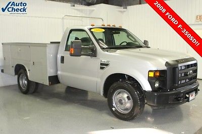 2008 Ford F-350 XL Used 08 Ford F-350SD Regular Cab DRW Knapheide Utility Box 5.4L V-8 Work Truck