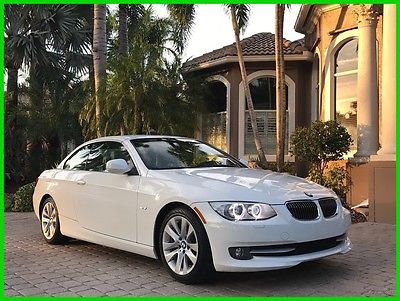 2013 BMW 3-Series i 2013 BMW 328i Convertible 4K MILES! WHITE/TAN! CLEAN CARFAX! ONE OWNER!
