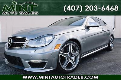 2012 Mercedes-Benz C-Class Base Coupe 2-Door 2012 Mercedes-Benz C63 AMG STAGE 3 WEISTEC SUPERCHARGED w/RED Interior