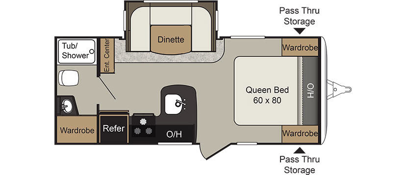 2017 Keystone Rv Passport East 19RB