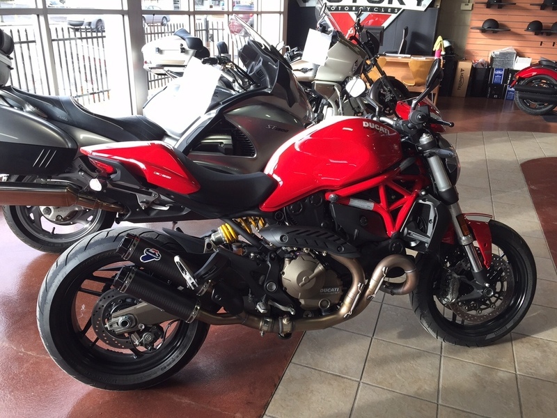 2015 Ducati Monster 821 Red with Stripe Livery