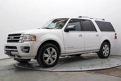 2015 Ford Expedition Platinum Sport Utility 4-Door EL Platinum Pwr 3rd Row Nav DVD Lthr Htd & AC Seats Pwr Roof & Boards Save