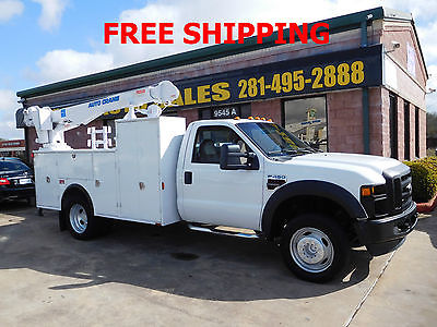 2008 Ford F-450 Super Duty Utility Service Truck With Auto Crane 2008 Ford F-450 Super Duty Utility Service Truck With Auto Crane