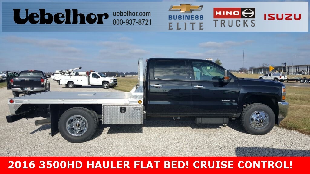 2016 Chevrolet Silverado 3500hd Hauler Flat Bed  Pickup Truck