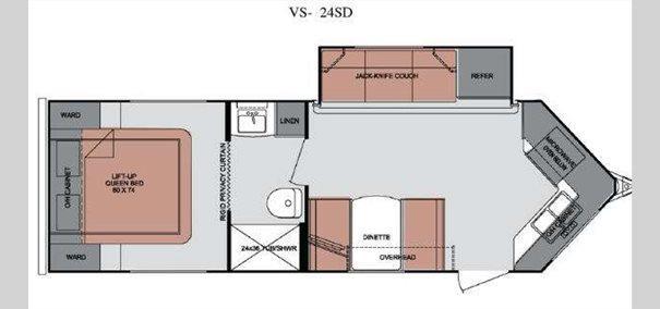 2013 Cruiser Rv ViewFinder 24sd