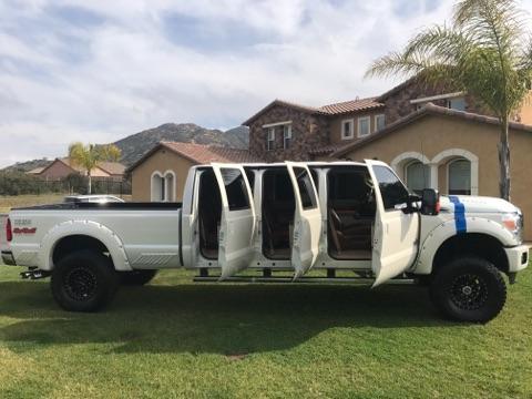 2013 Ford F-350 king ranch 2013 Ford F350 custom 6 door truck king ranch stretched limo six F250 F450