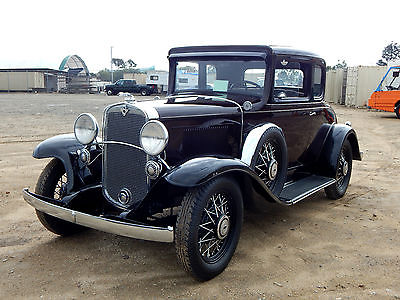 1931 Chevrolet Other 2 Door 5 Window Copue 1931 Chevrolet 5 Window Coupe with Rumble Seat & Dual Side Mounts - Restored
