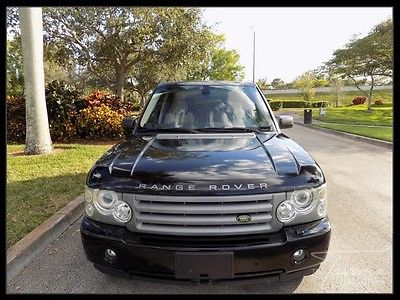 2008 Land Rover Range Rover HSE Sport Utility 4-Door 08 RANGE ROVER HSE CLEAN CARFAX NAVIGATION REAR VIEW CAM COOLED SEATS FL
