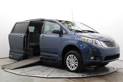 2014 Toyota Sienna XLE VMI Handicap Wheelchair Access Side Ramp Transfer Seats Northstar XLE Nav Save