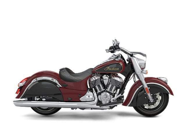 2017 Indian Chief Classic Burgundy Metallic / Thunder Black