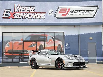 2016 Dodge Viper ACR 2016 dodge viper acr 376 miles billet stage ii performance pkge roll bar