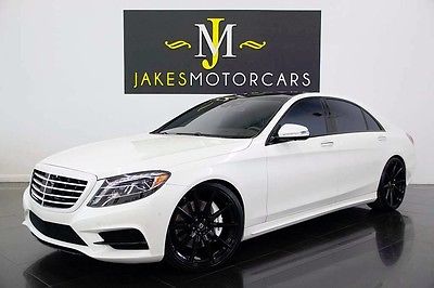 2015 Mercedes-Benz S-Class Base Sedan 4-Door 2015 MERCEDES S550 SPORT PACKAGE, $114K MSRP, DESIGNO DIAMOND WHITE, 17K MILES