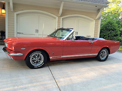 1965 Ford Mustang Pony & GT 1965 Ford Mustang Convertible with GT Package