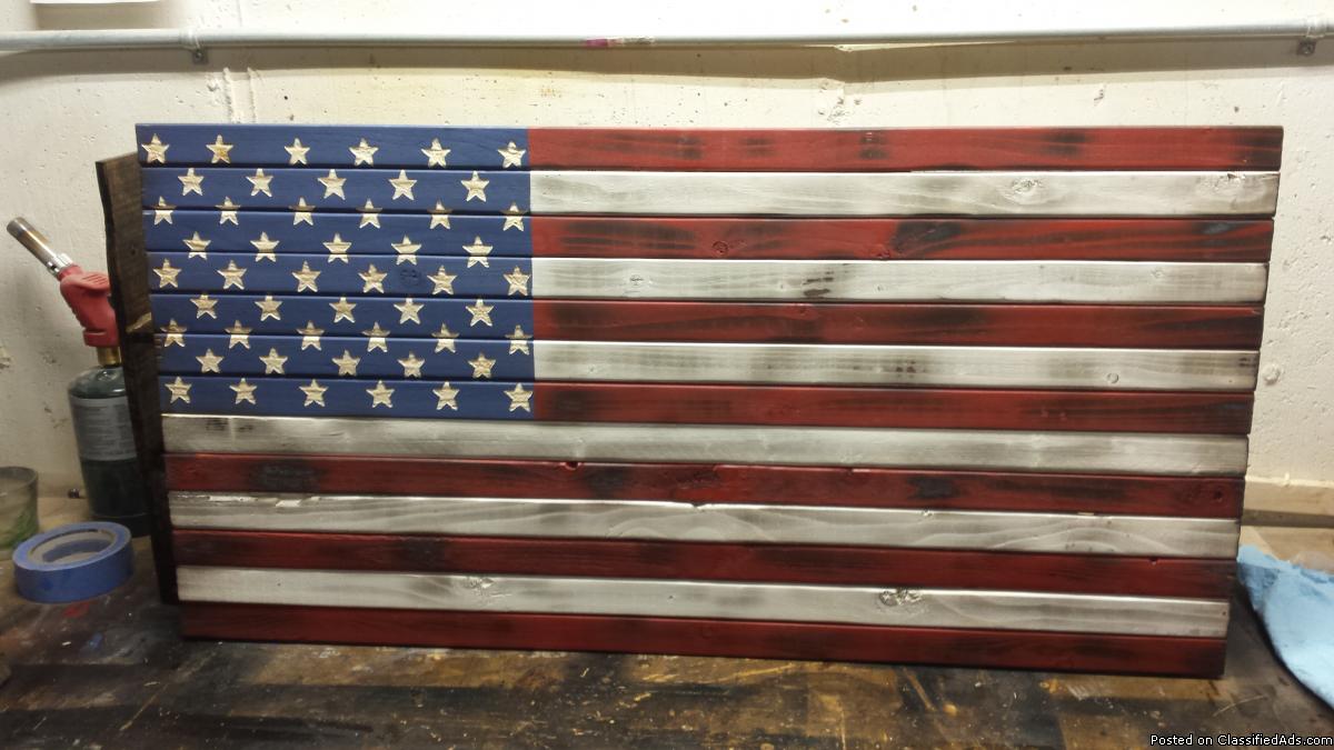 Distressed American Flag, 0