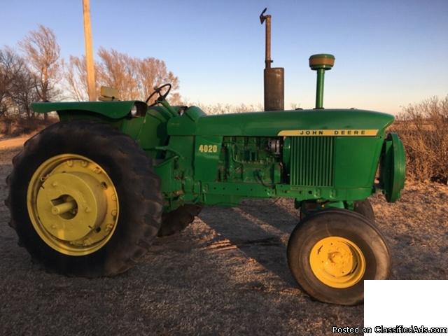 1972 John Deere 4020 Tractor For Sale in Great Bend, Kansas  67530