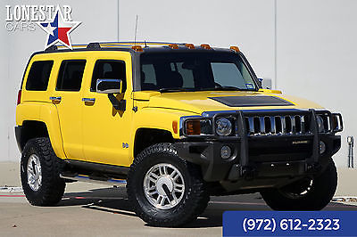 2006 Hummer H3 Base Sport Utility 4-Door 2006 Yellow Clean Carfax!