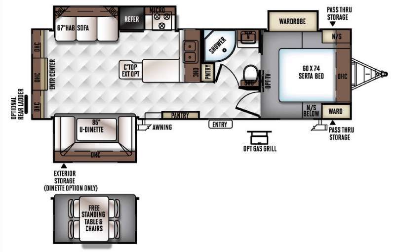 2016 Forest River Rv Flagstaff Super Lite 27RLWS