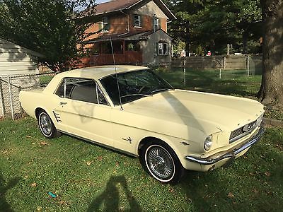 1966 Ford Mustang Coupe 1966 Ford Mustang Notchback Matching Numbers Factory 289 V8 Motor Nice Car!