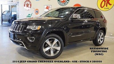 2014 Jeep Grand Cherokee Overland 4X4 HEMI,PANO ROOF,NAV,HTD/COOL LTH,40K! 14 GRAND CHEROKEE OVERLAND 4X4,PANO ROOF,NAV,HTD/COOL LTH,20'S,40K,WE FINANCE!!