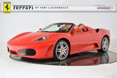 2007 Ferrari 430 F430 Spider Manual Carboceramic Daytona Electric Carbon Fiber Shields Park Sensors HiFi Subwoofer