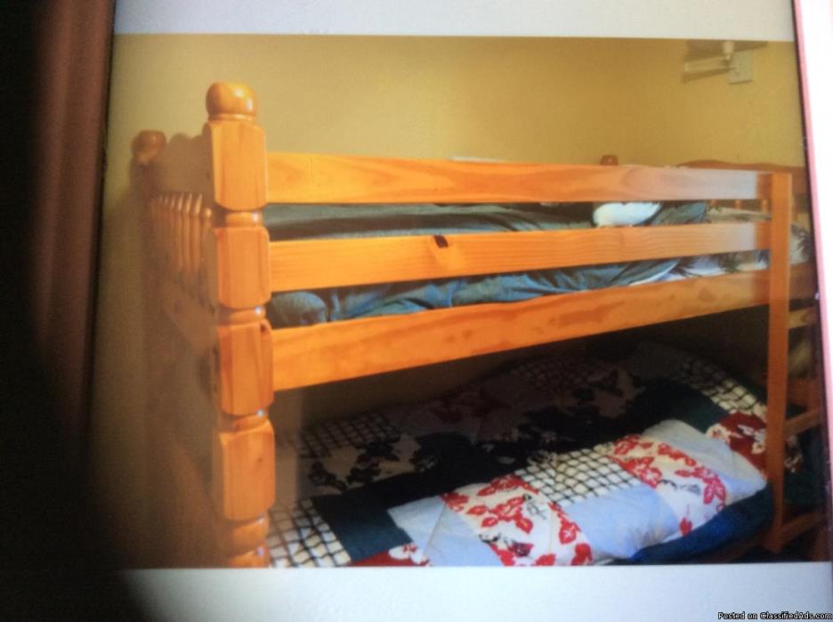 Two sets of bunk beds can be sold separately, 4