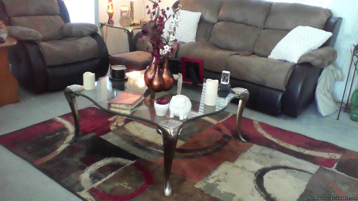 2 Piece glass Coffee Tables, 0