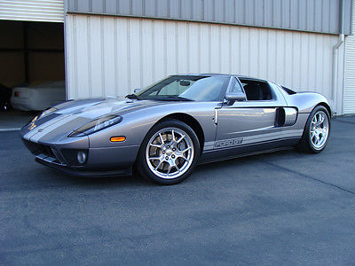 2006 Ford Ford GT 2 Door Coupe 2006 Tungsten w/ Silver Stripes Ford GT - Whipple, JBA, Exhaust, One owner! GT40